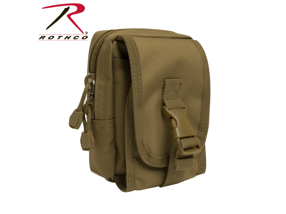 Rothco MOLLE Compatible Accessory Pouch Coyote Brown 3874-CoyoteBrown