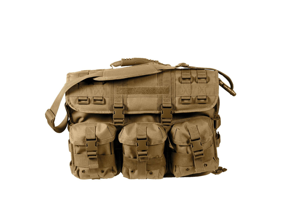 Rothco MOLLE Tactical Laptop Briefcase Coyote Brown 3191-CoyoteBrown