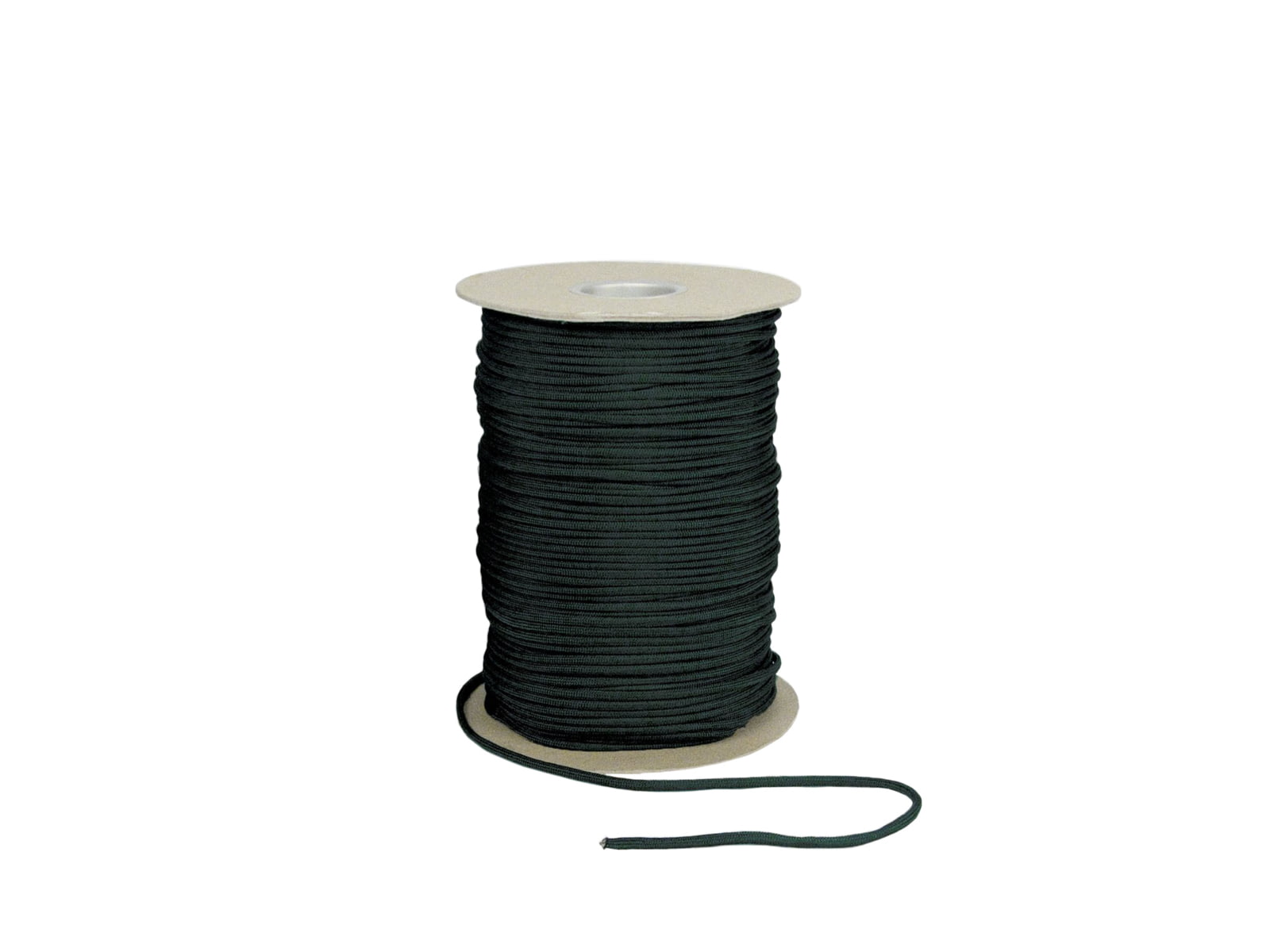 Rothco Nylon Paracord 550lb 1000 Ft Spool Black 304-Black