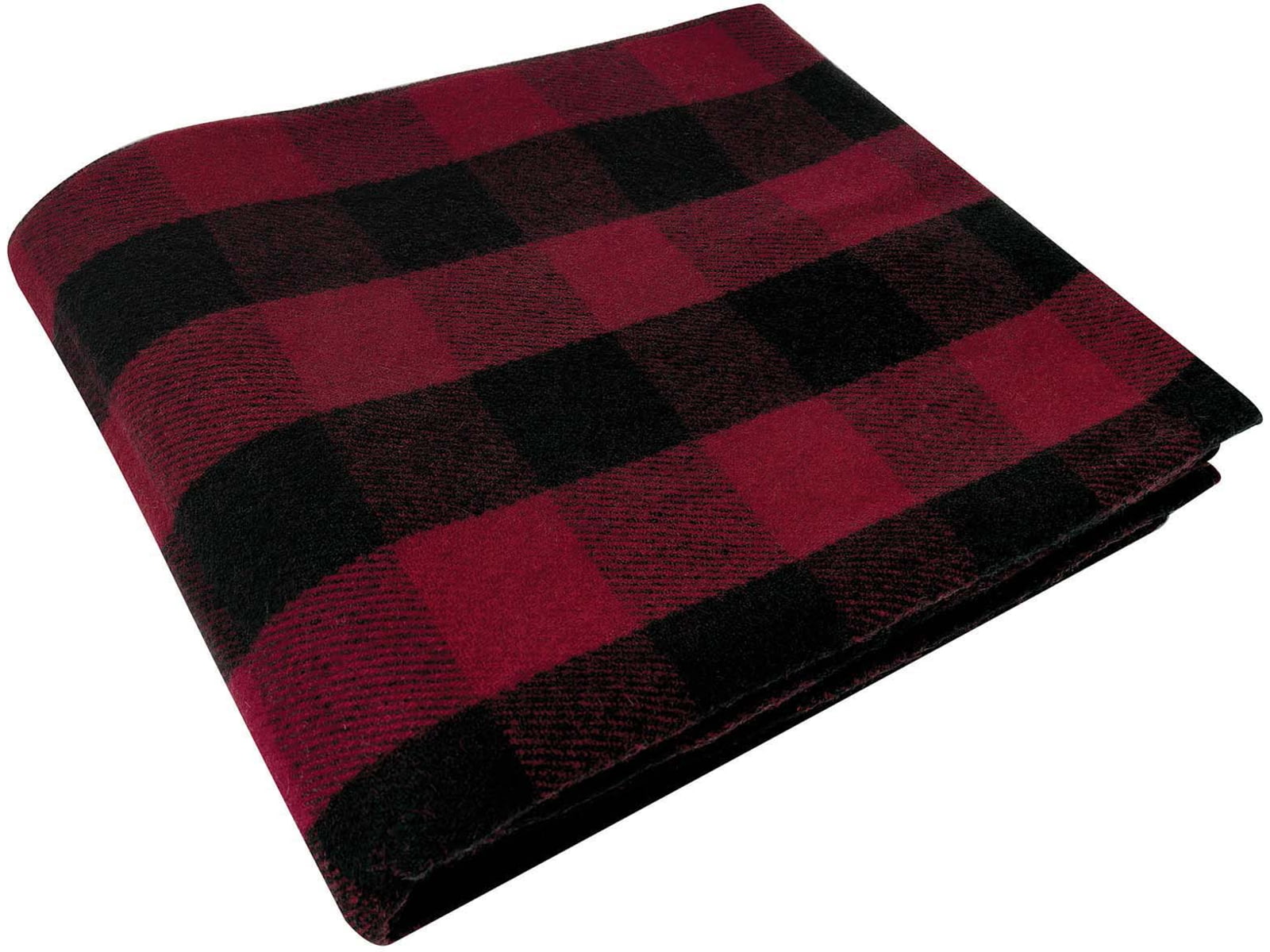 Rothco Plaid Wool Blanket 62in x 80in Red Plaid 1146-RedPlaid