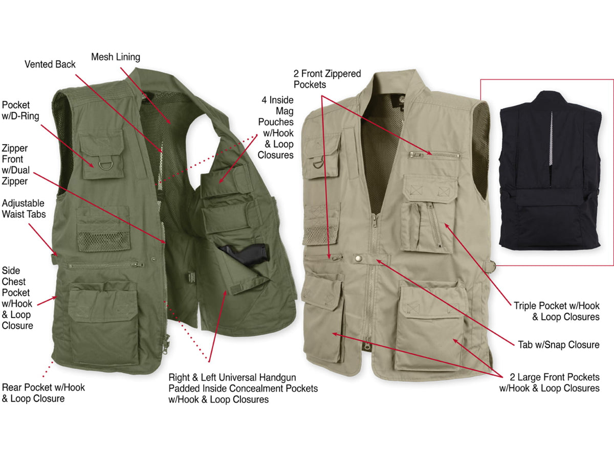 Rothco Plainclothes Concealed Carry Vest