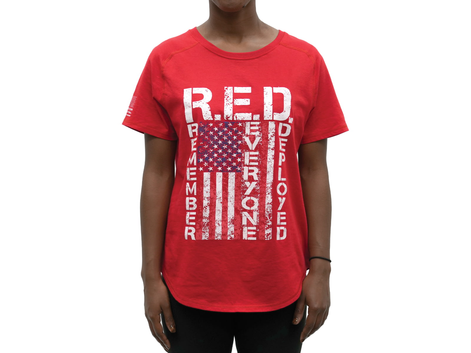 Rothco R.E.D. Remember Everyone Deployed T-Shirt - Women's Red Small