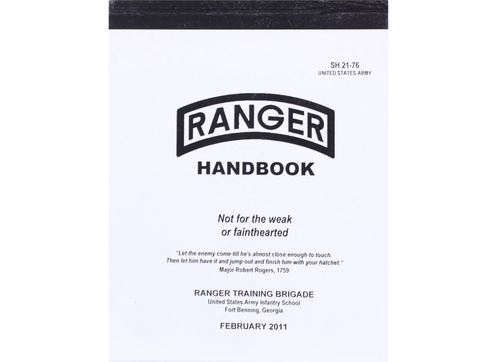 Rothco Ranger Handbook White