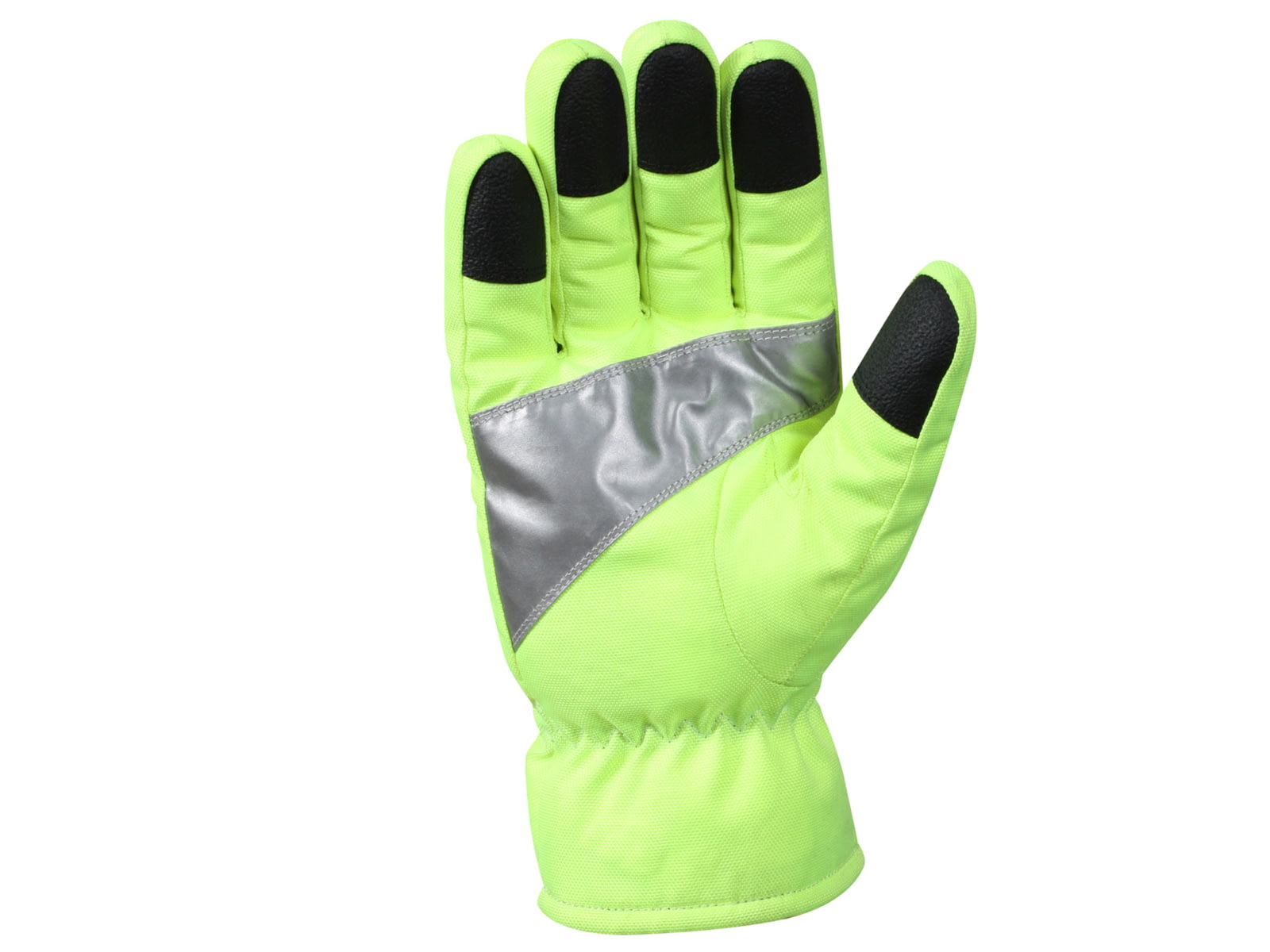 Rothco Safety Green Gloves With Reflective Tape 2XL