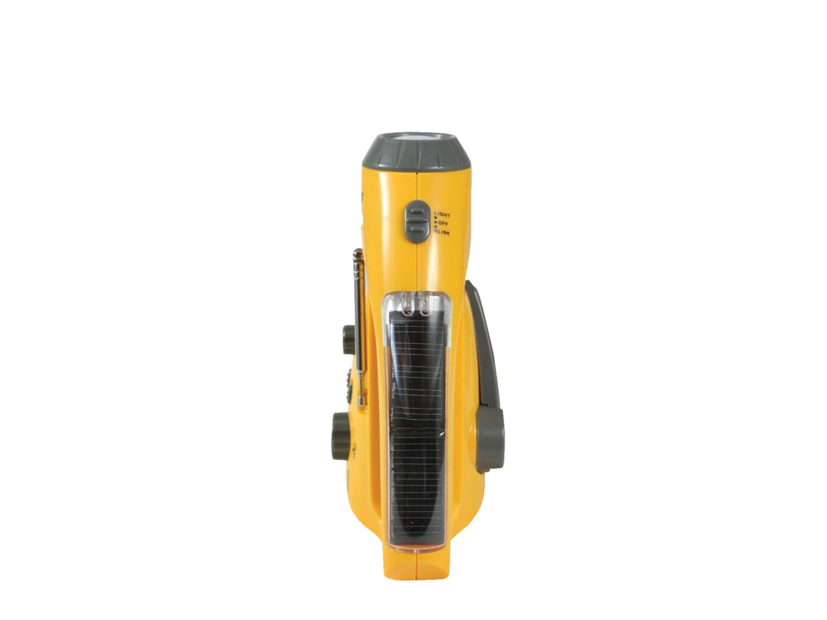 Rothco Solar/Wind Up Flashlight with Radio 80003