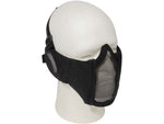 Rothco Steel Half Face Mask w/ Ear Guard Black 10857