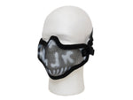 Rothco Steel Half Face Tactical Mask Black Skull 14979