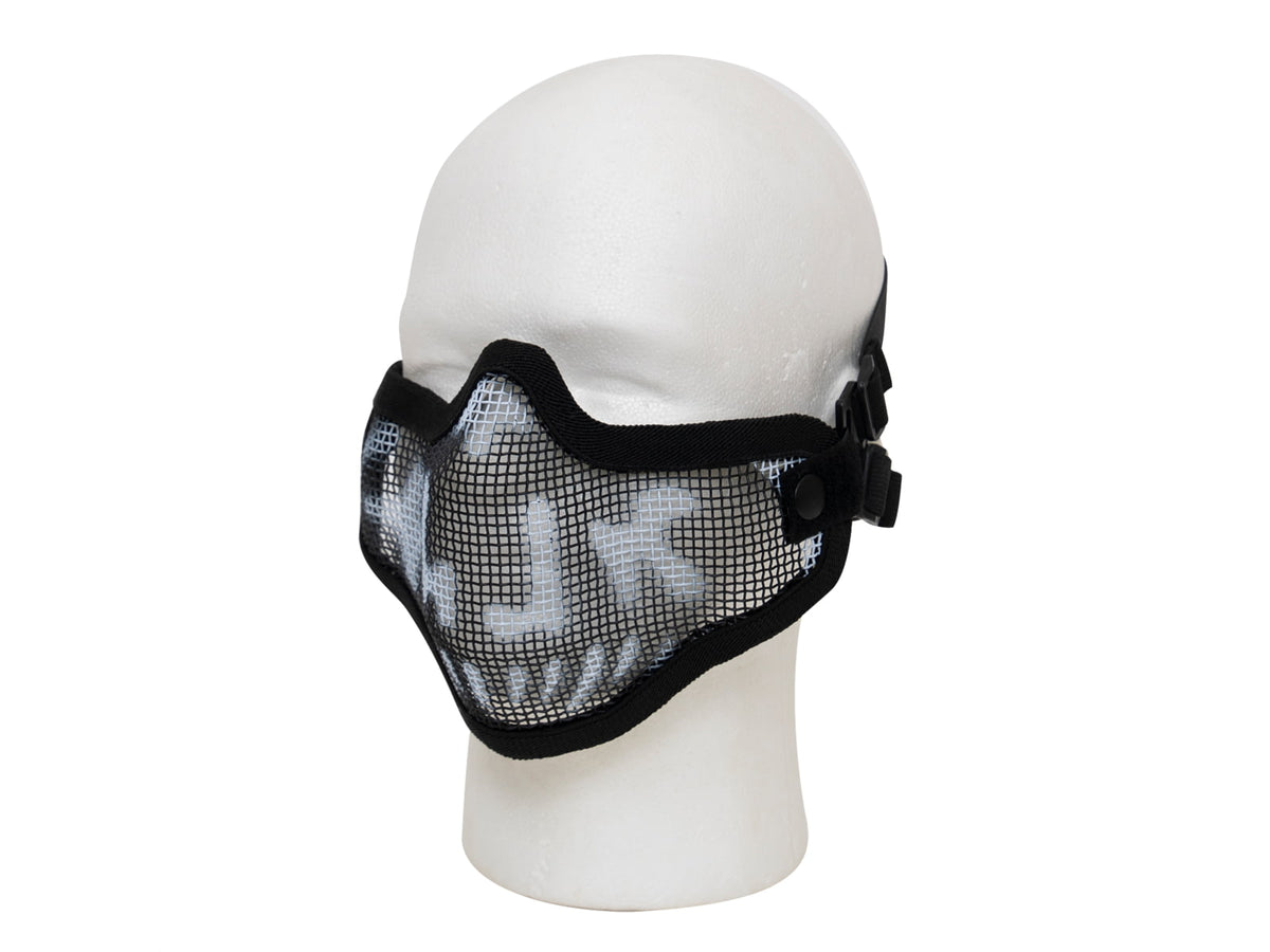 Rothco Steel Half Face Tactical Mask Black Skull 14979
