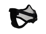 Rothco Steel Half Face Tactical Mask Black Skull 14979
