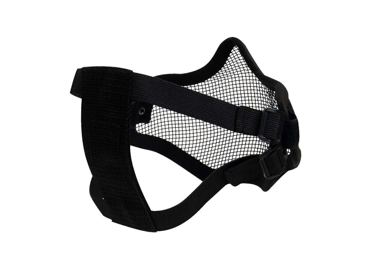 Rothco Steel Half Face Tactical Mask Black Skull 14979