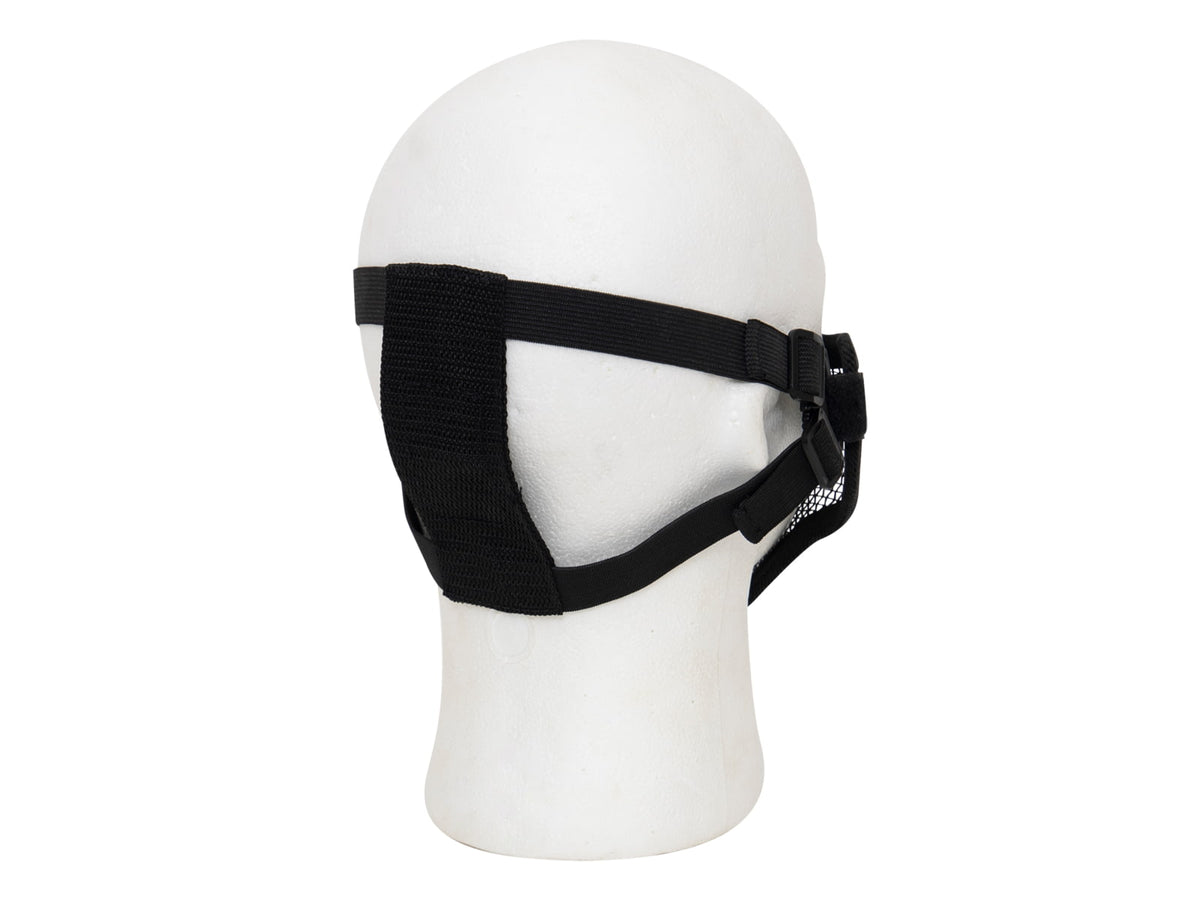 Rothco Steel Half Face Tactical Mask Black Skull 14979