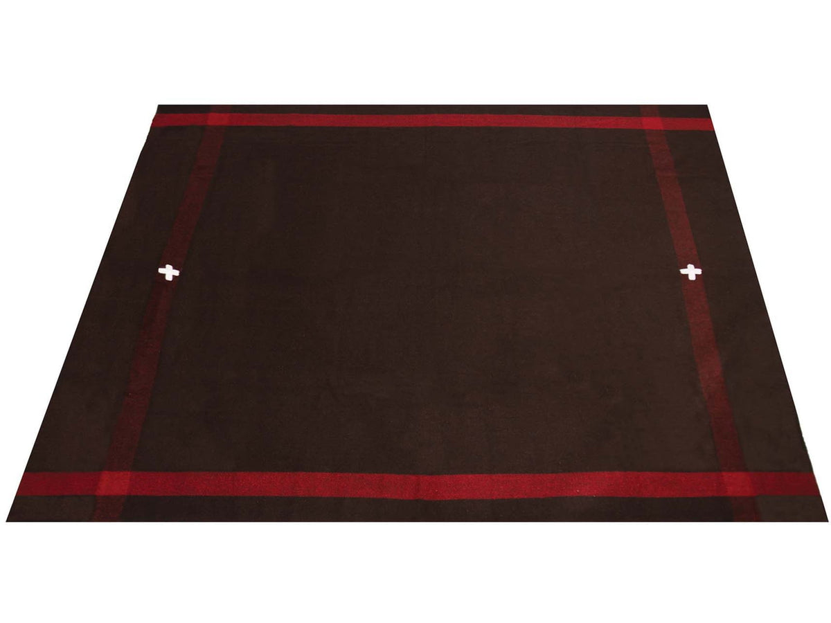 Rothco Swiss Army Wool Blanket w/ Cross 62 in x 80 in 10236