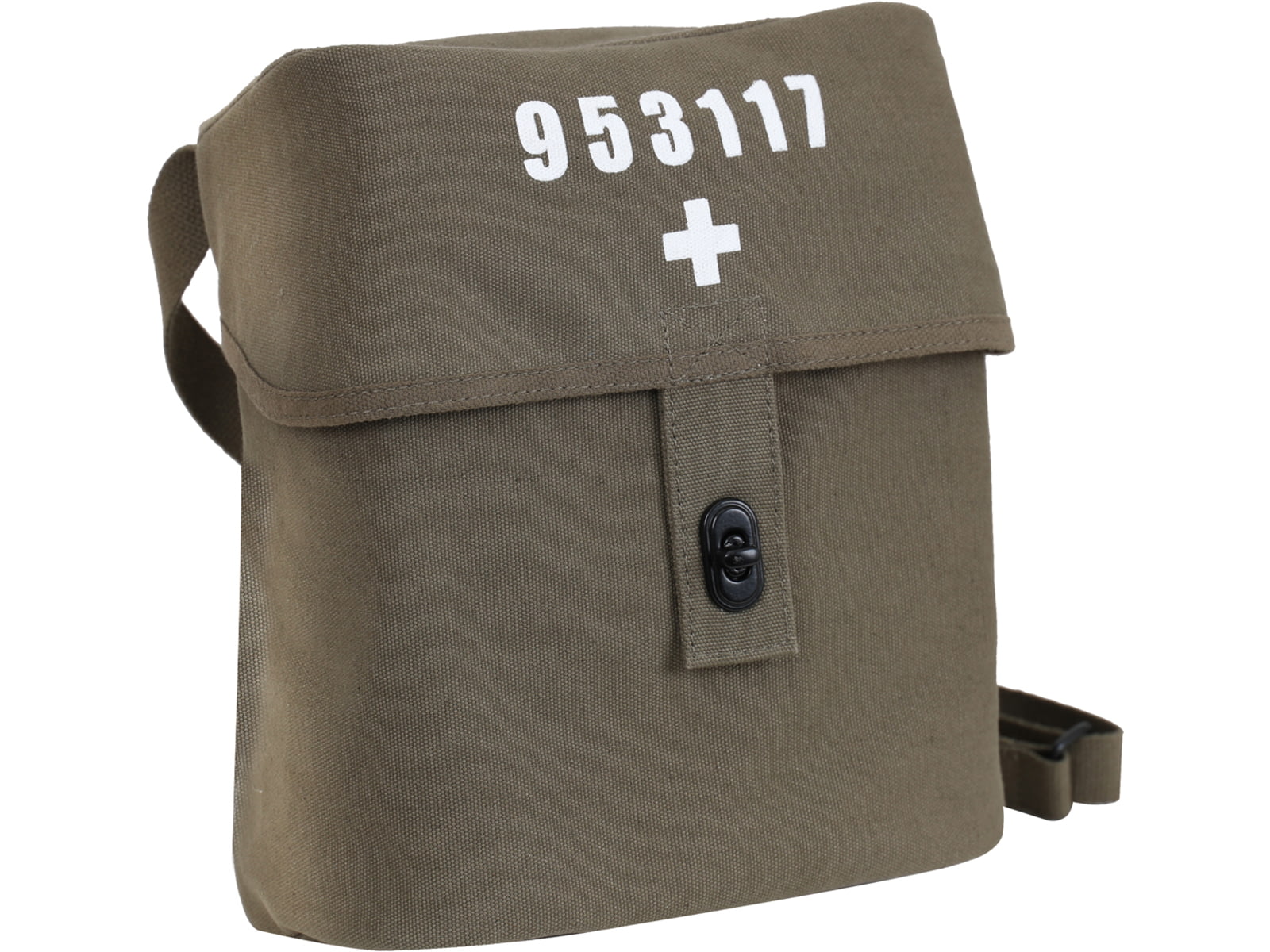 Rothco Swiss Military Canvas Shoulder Bag Coyote Brown 8111