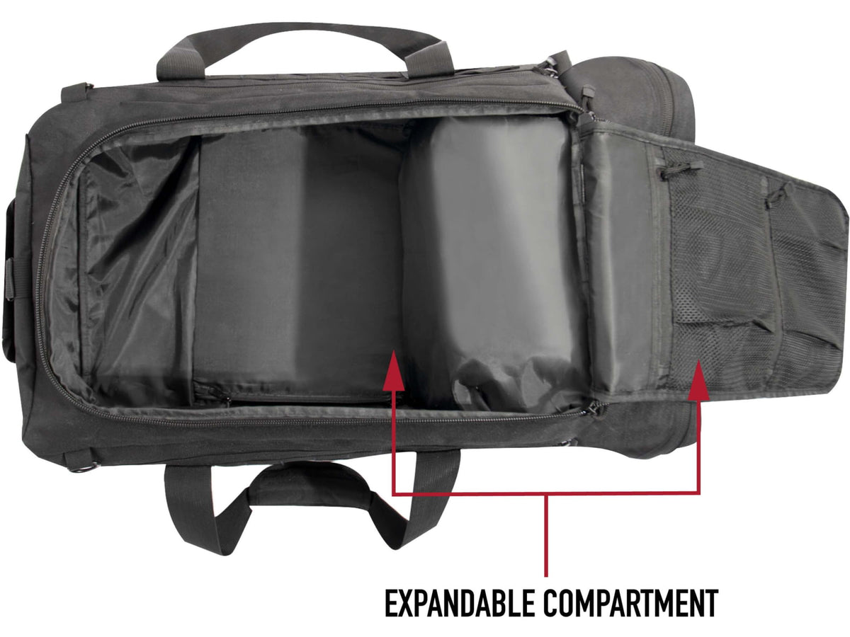 Rothco Tactical Defender Duffle Bag Black 23600