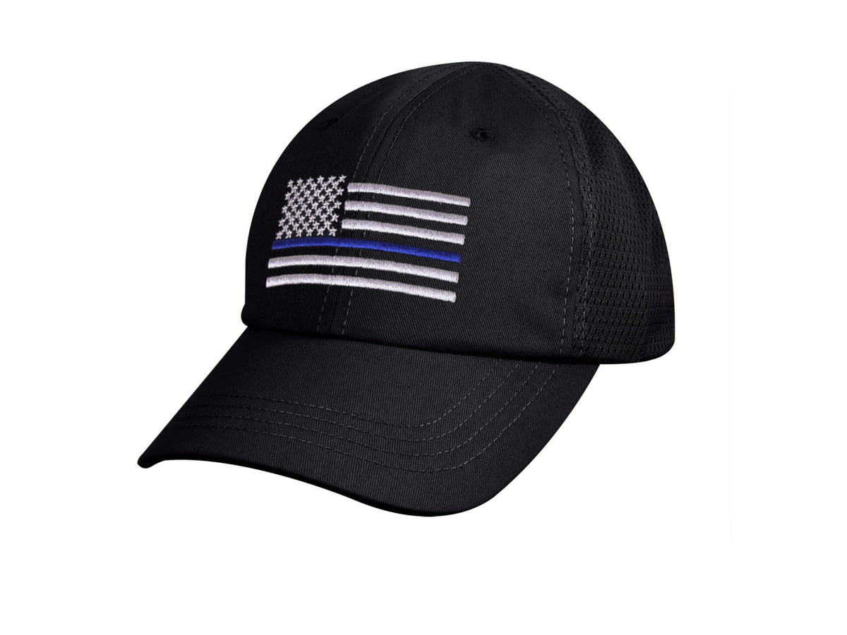 Rothco Tactical Mesh Back Cap With Thin Blue Line Flag 9973