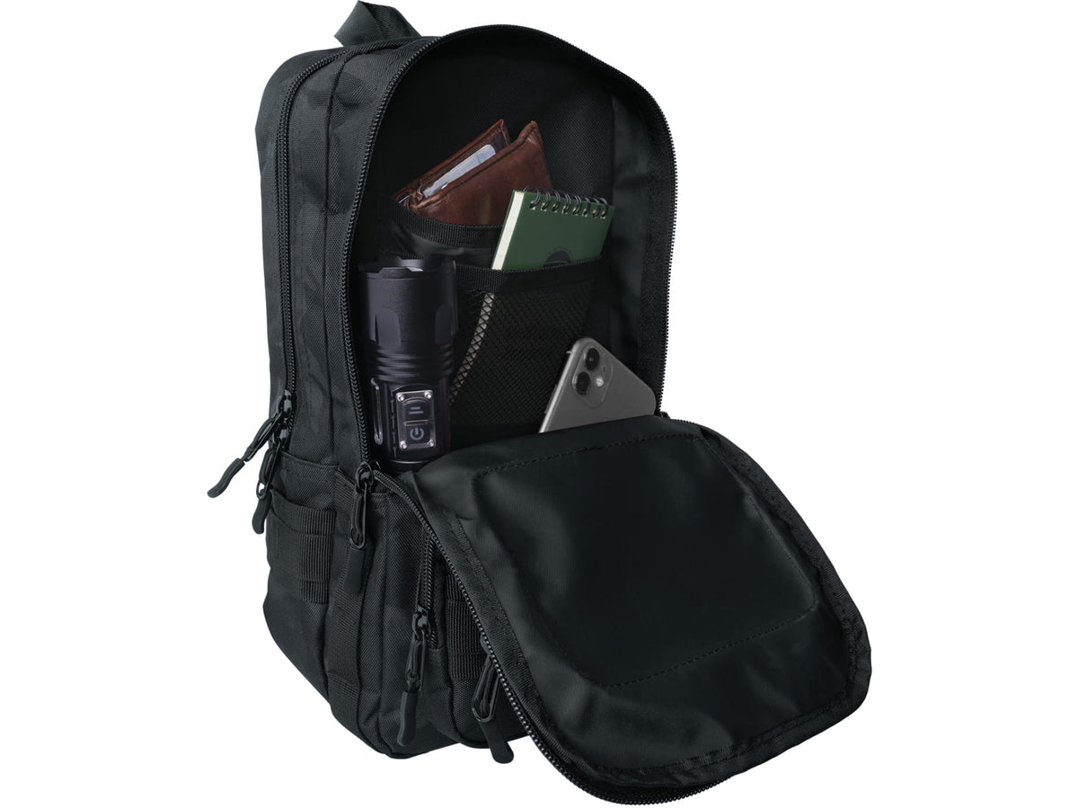 Rothco Tactical Traveler Sling Bag 10L Midnight Black 41114-MidnightBlackCamo