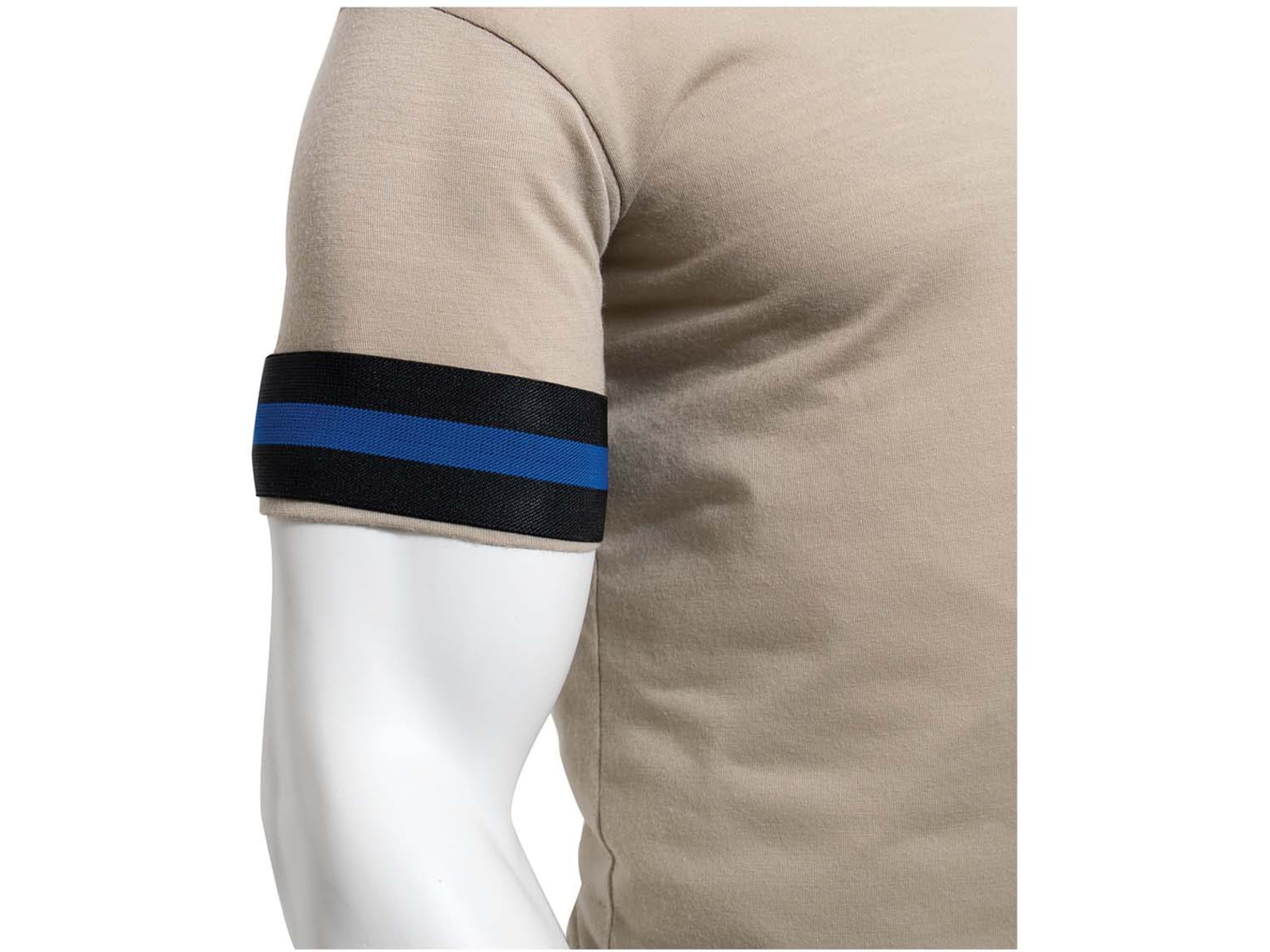 Rothco Thin Blue Line Mourning Arm Band 2 x 15.75in 1009