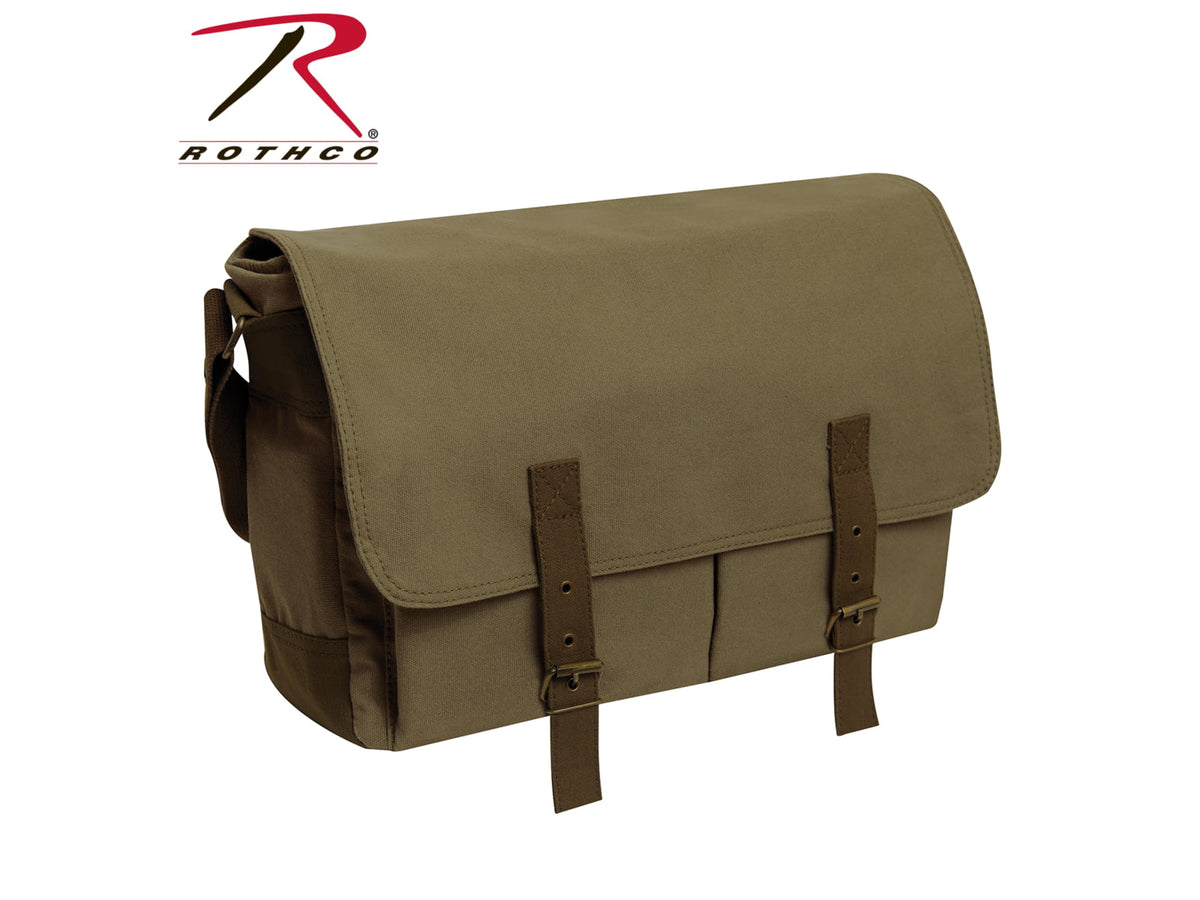 Rothco Deluxe Vintage Canvas Messenger Bag 2759