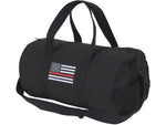 Rothco Thin Red Line Canvas Shoulder Duffle Bag Black 19" x 9" 2260