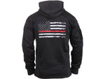 Rothco Thin Red Line Concealed Carry Hoodie Black M 2066-Black-M