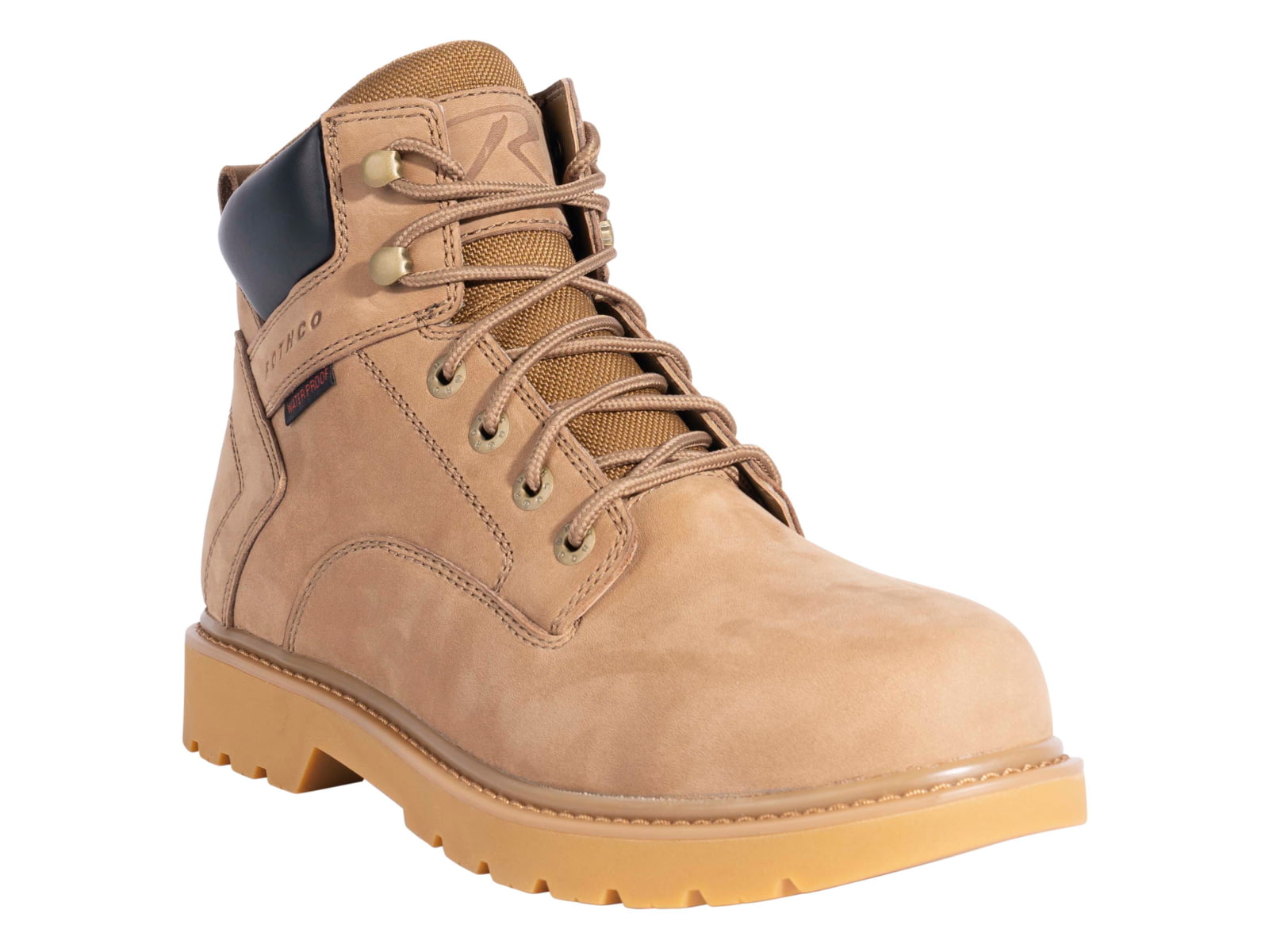 Rothco Tradesman 6in Work Boots - Men's Coyote Brown 10 US 54120-AR670-1CoyoteBrown-10