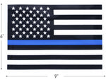 Rothco Transparent Thin Blue Line Flag Decal S 12930-S