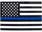 Rothco Transparent Thin Blue Line Flag Decal S 12930-S