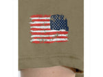 Rothco US Flag Bearded Skull T-Shirt - Mens