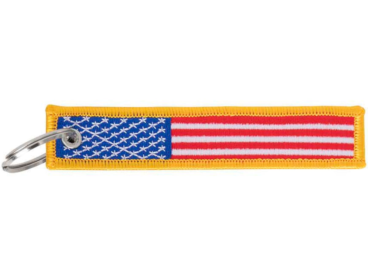 Rothco US Flag Patch Keychain 1 x 5in 1256