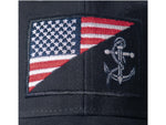 Rothco US Navy Anchor/Flag Low Profile Cap Navy Blue 10169-NavyBlue