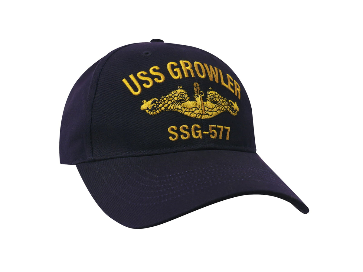 Rothco USS Growler Low Profile Cap - Men's Navy Blue One Size 19266