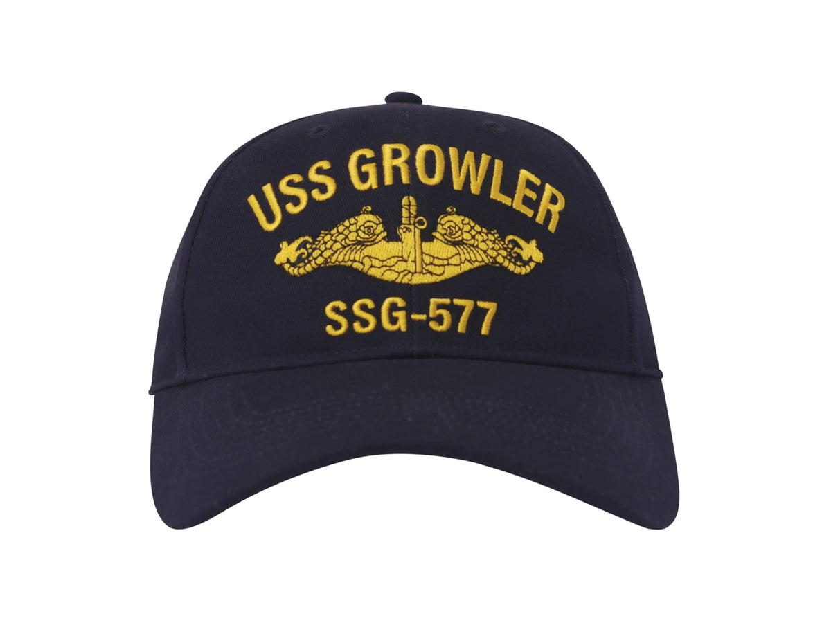 Rothco USS Growler Low Profile Cap - Men's Navy Blue One Size 19266