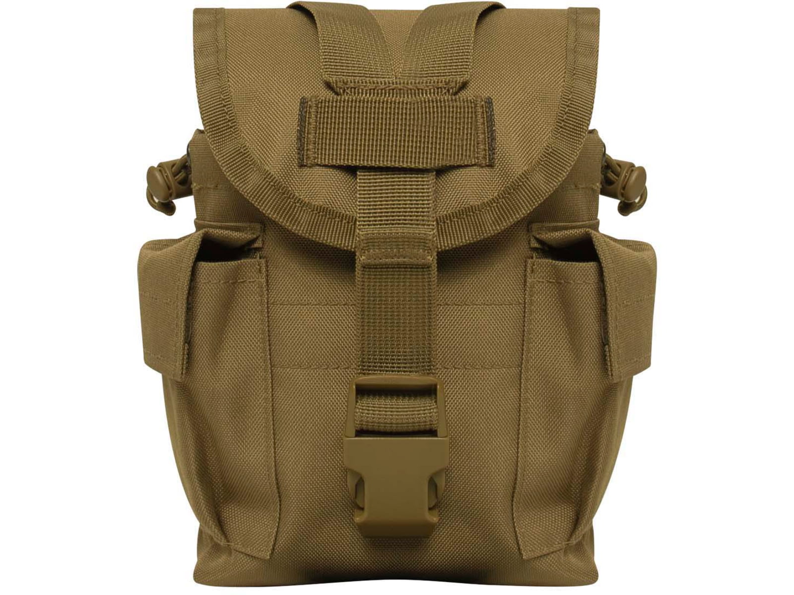 Rothco Utility Pouch w/ Survival Kit Essentials Coyote Brown 10189-CoyoteBrown
