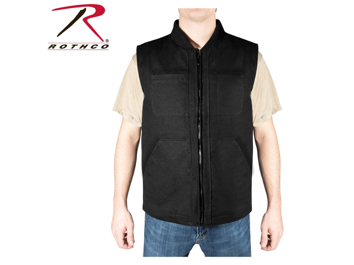 Rothco Concealed Carry Backwoods Canvas Vest Black 3XL