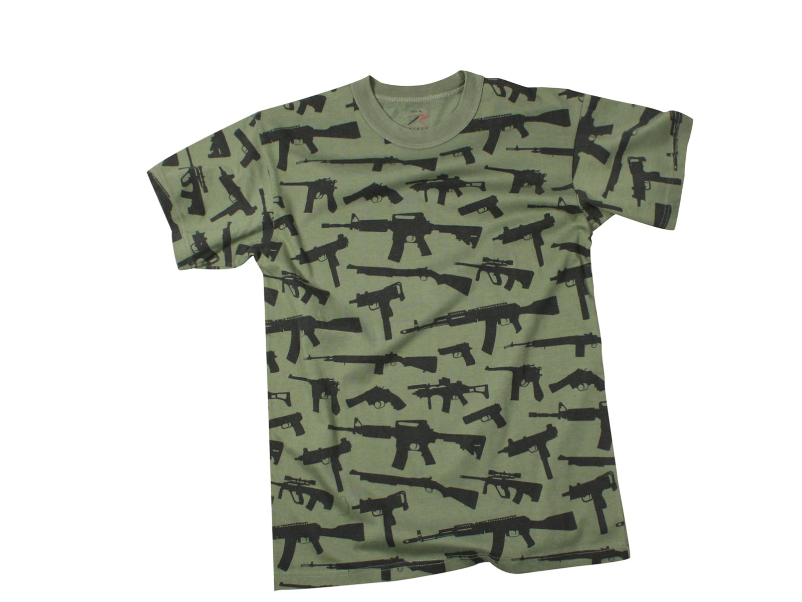 Rothco Vintage 'Guns' T-Shirt Olive Drab 2XL 66361-OliveDrab-2XL