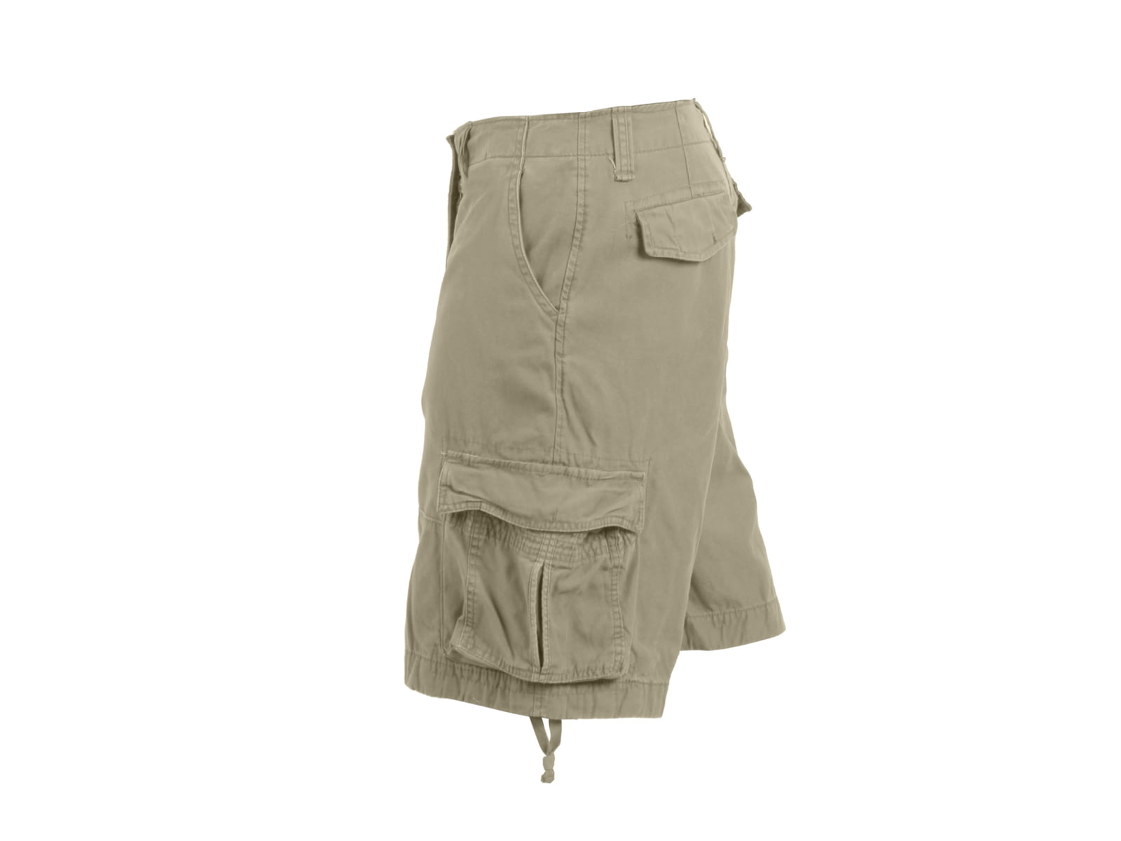 Rothco Vintage Infantry Utility Shorts Khaki S 2547-Khaki-S