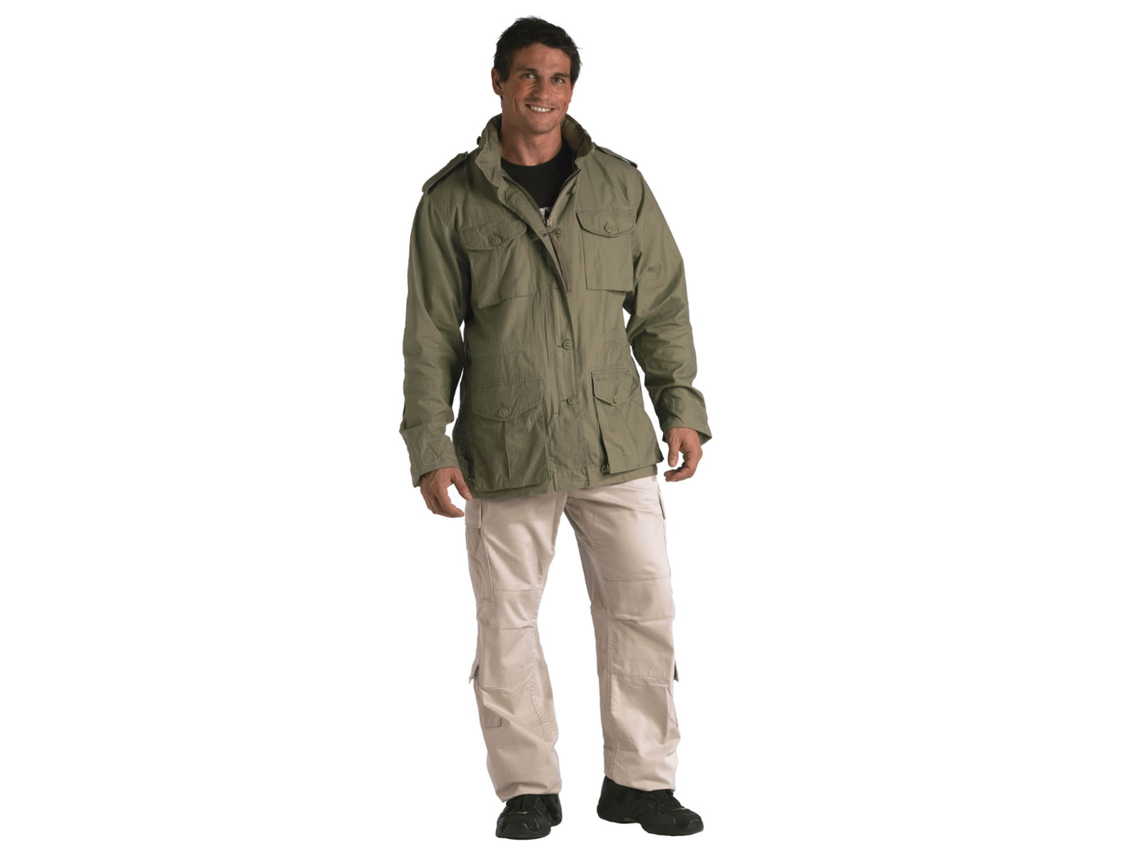 Rothco Vintage Lightweight M-65 Field Jacket - Men's Sage Green 2XL 8732-SageGreen-2XL