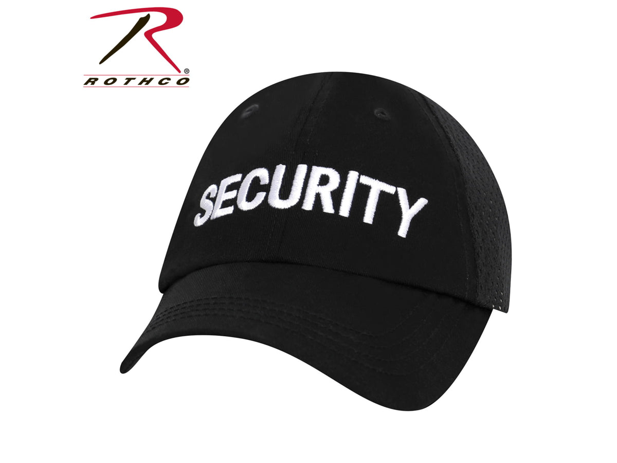 Rothco Security Mesh Back Tactical Cap Black 3517
