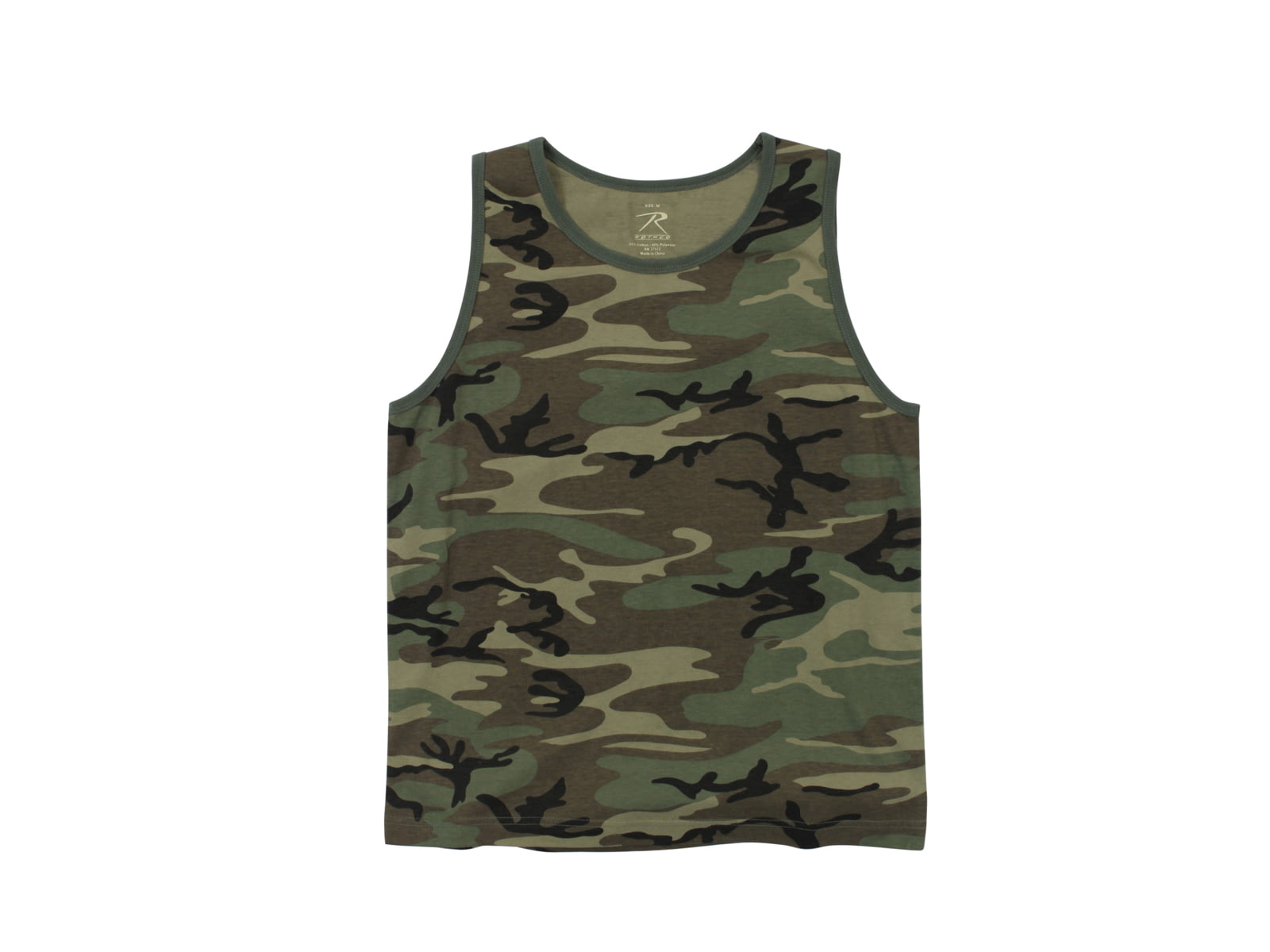 Rothco Vintage Woodland Camo Tank Top 2XL