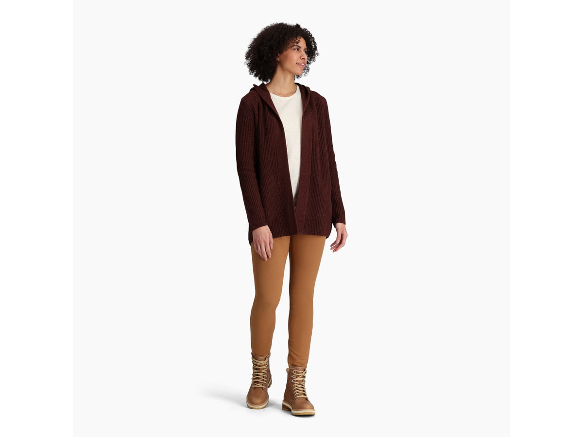 Royal Robbins Baylands Cardigan - Women's Dark Mahogany