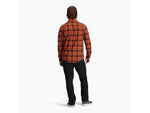 Royal Robbins Lieback Organic Cotton Flannel Long Sleeve - Men's Baked Clay Timbercove Pld Medium