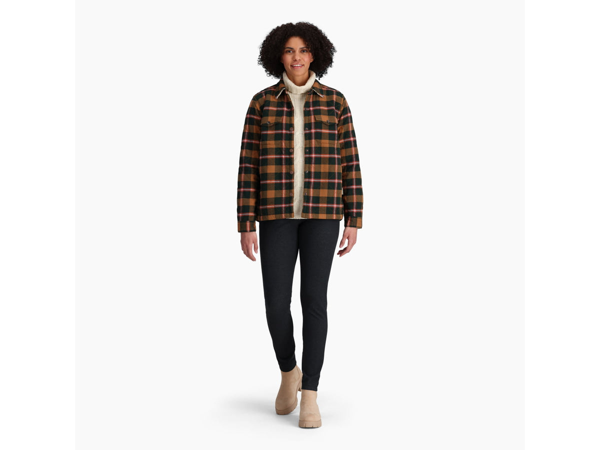 Royal Robbins Snowcap Lined Flannel Long Sleeve - Women's Pine Grove Pinecrest Pld