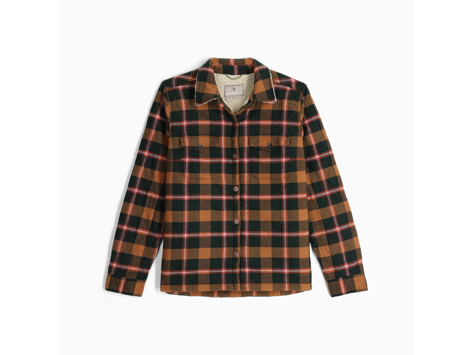 Royal Robbins Snowcap Lined Flannel Long Sleeve - Women's Pine Grove Pinecrest Pld