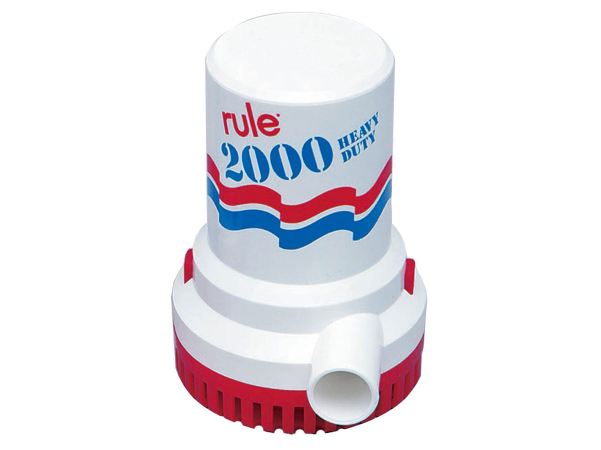 Rule GPH Non-Automatic Bilge Pump w/6' Leads 2000 10-6UL