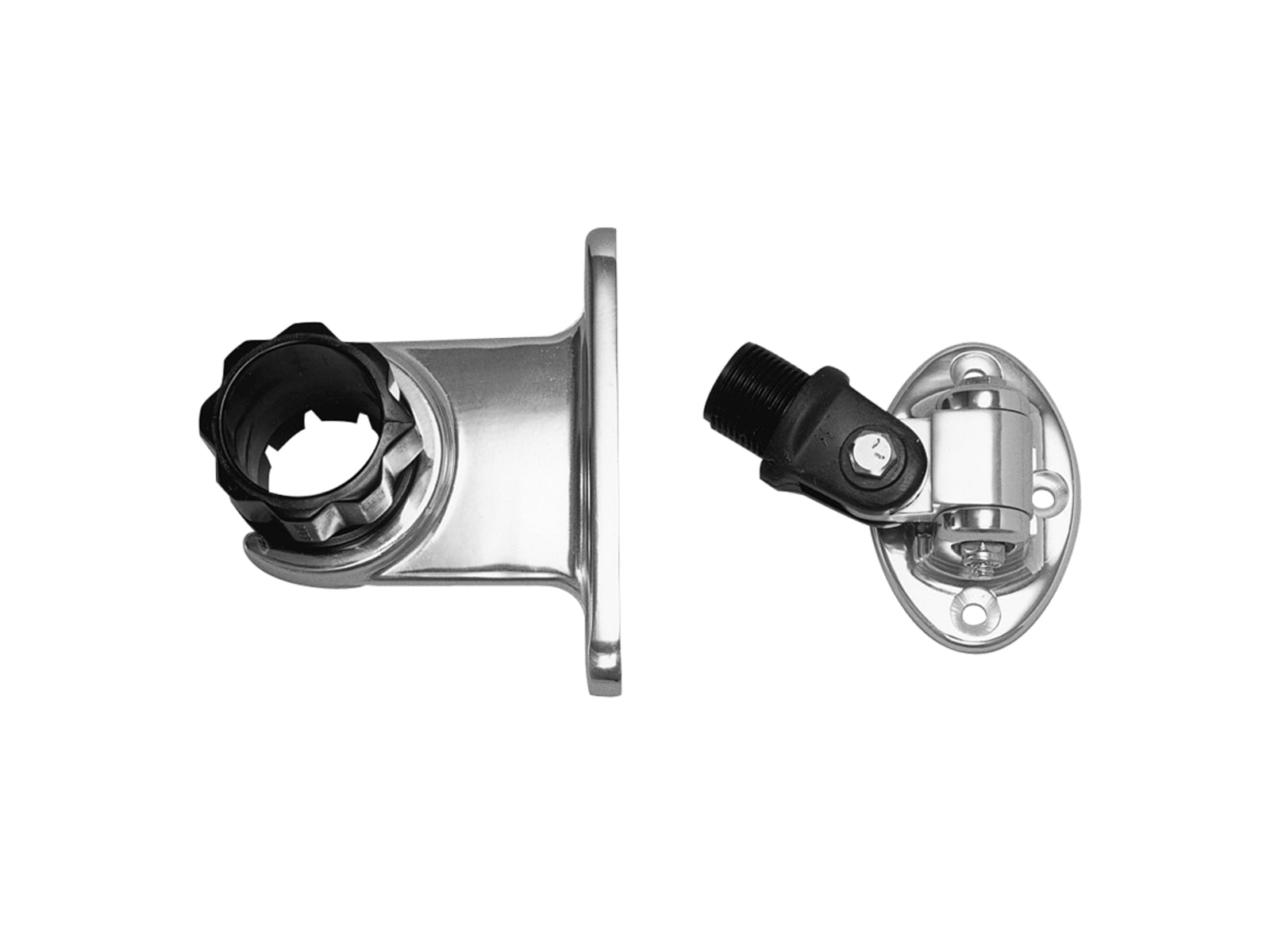 RUPP Marine Antenna Mount Support w/4-Way Base & 1.5" Collar Standard PAK-0001