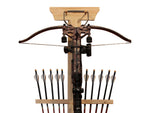 Rush Creek Creations 1-Crossbow 10 Arrow Wood Storage Rack Natural Pine Light 39-4002