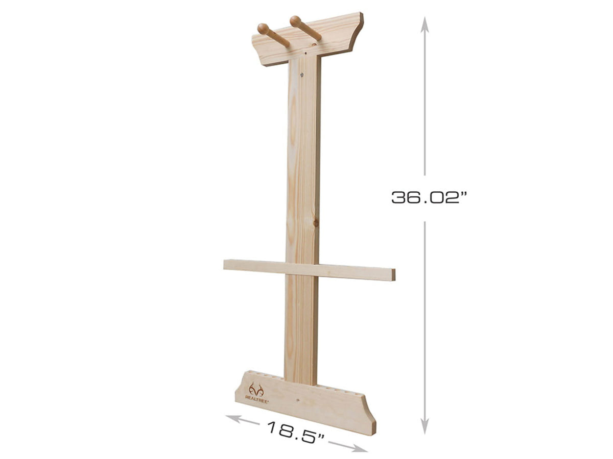 Rush Creek Creations 1-Crossbow 10 Arrow Wood Storage Rack Natural Pine Light 39-4002