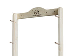 Rush Creek Creations 2-Compound Bow 12-Arrrow Wall Rack Natural Pine Light 39-4003