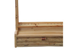 Rush Creek Creations Compound 2 Bow 12 Arrow Wall Rack w/Compartment Natural Pine Skip Peel 37-0039