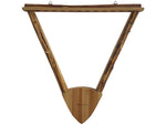 Rush Creek Creations Compound 2 Bow 12 Arrow Wall Storage Rack Natural Pine Skip Peel 37-0038